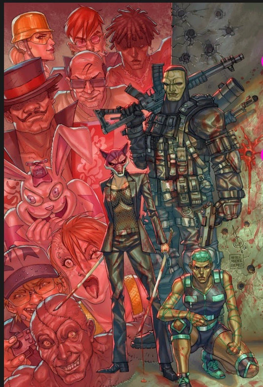 EXQUISITE CORPSES 12 Alan Quah Virgin "New Mutants 98 Homage" Ltd 350 w/COA - FURYCOMIX