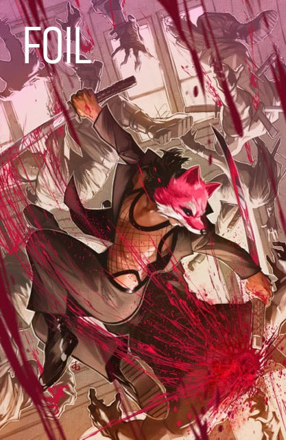 Exquisite Corpses: Fox Mask Killer #1 DON AGUILLO Big Dex Comics Exclusive FOIL Virgin Variant LTD 500 - FURYCOMIX