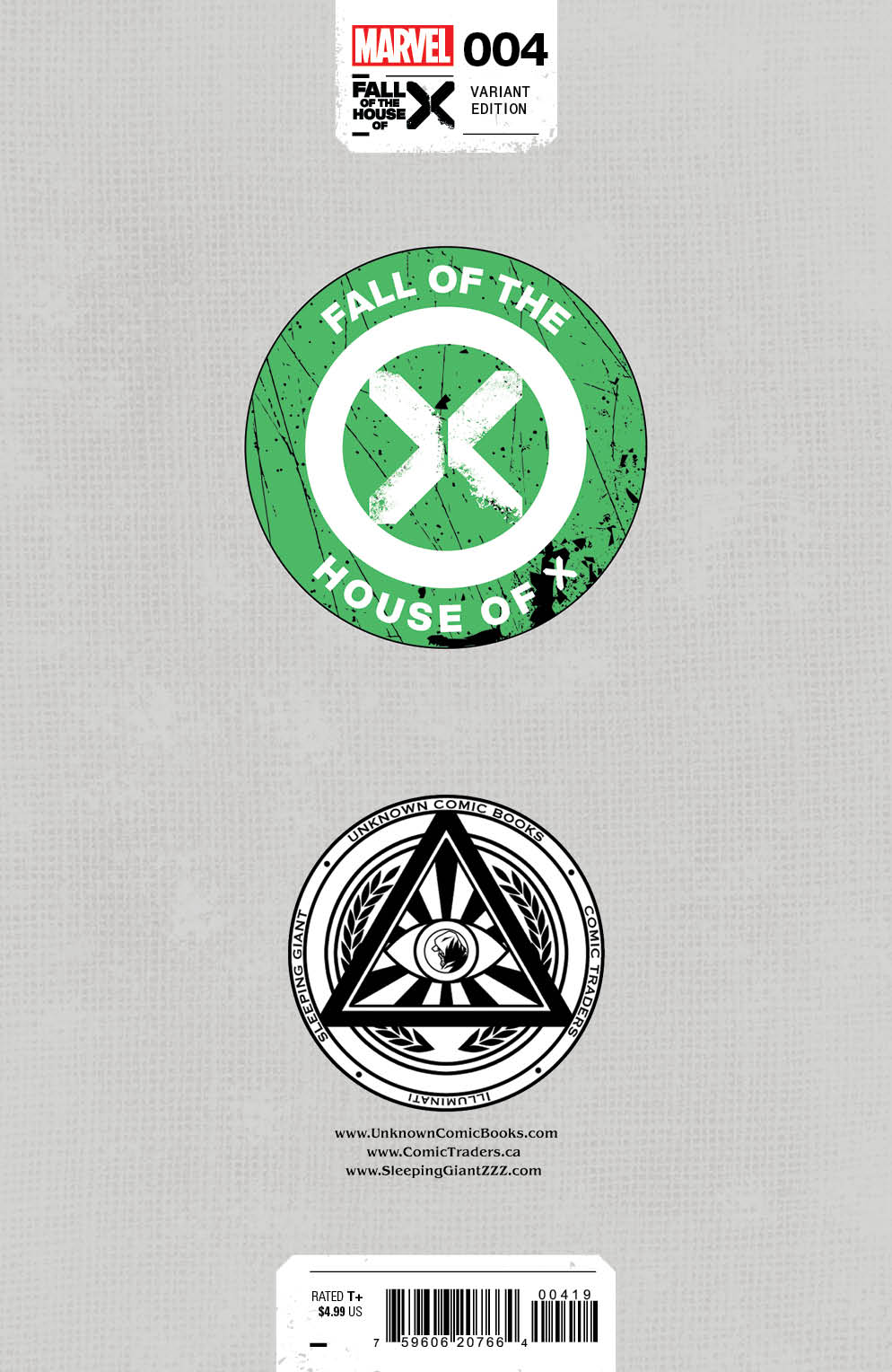 Fall Of The House Of X 4 Unknown Comics Kaare Andrews Exclusive Virgin Var [Fhx] (04/17/2024) - FURYCOMIX