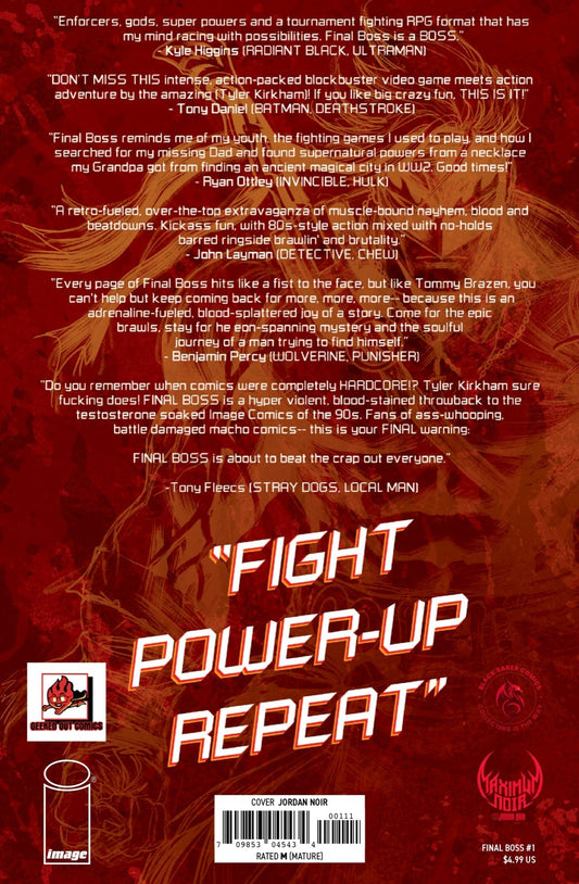 Final Boss 1  Jordan Noir Black Saber Comics Exclusive - FURYCOMIX