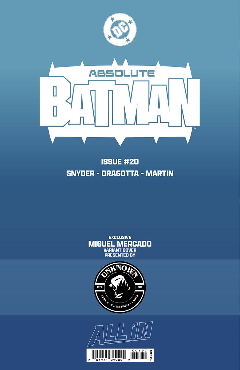[FOIL] ABSOLUTE BATMAN 20 MIGUEL MERCADO EXCLUSIVE VIRGIN VAR (05/13/2026) - FURYCOMIX