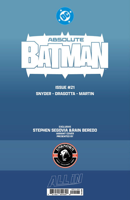 [FOIL] ABSOLUTE BATMAN 21 STEPHEN SEGOVIA EXCLUSIVE VIRGIN VAR (06/17/2026) - FURYCOMIX