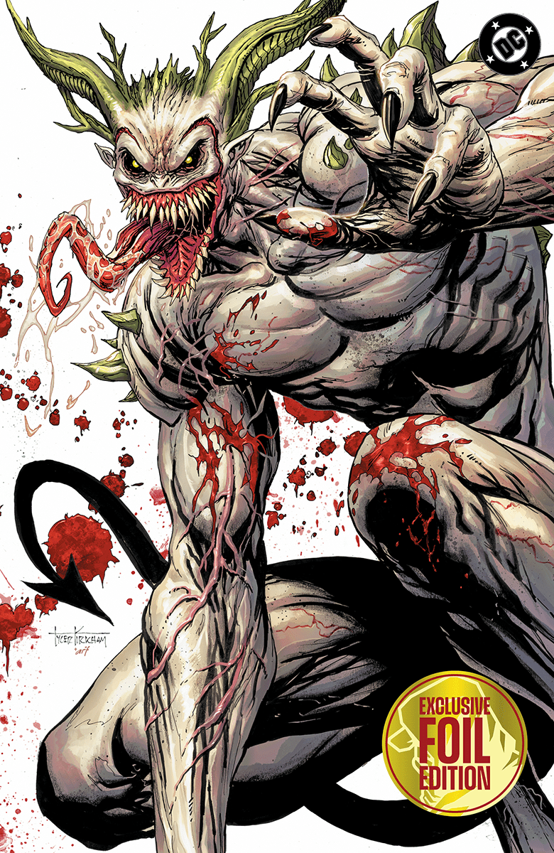 [FOIL] ABSOLUTE BATMAN 22 TYLER KIRKHAM EXCLUSIVE JOKER BATTLE DAMAGED (07/08/2026) - FURYCOMIX