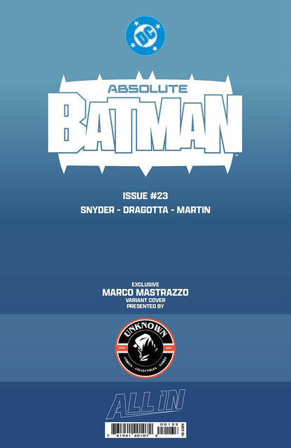 [FOIL] ABSOLUTE BATMAN 23 MARCO MASTRAZZO EXCLUSIVE VIRGIN VAR (08/12/2026) - FURYCOMIX