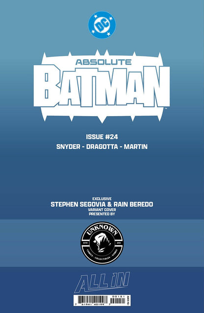 [FOIL] ABSOLUTE BATMAN 24 STEPHEN SEGOVIA EXCLUSIVE VIRGIN VAR (09/23/2026) - FURYCOMIX