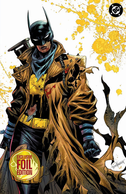 [FOIL] ABSOLUTE BATMAN 24 TYLER KIRKHAM BATTLE DAMAGED THE BAT EXCLUSIVE VIRGIN VAR (09/23/2026) - FURYCOMIX