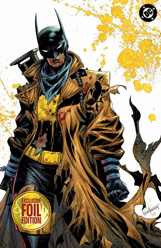 [FOIL] ABSOLUTE BATMAN 24 TYLER KIRKHAM BATTLE DAMAGED THE BAT EXCLUSIVE VIRGIN VAR (09/23/2026) - FURYCOMIX