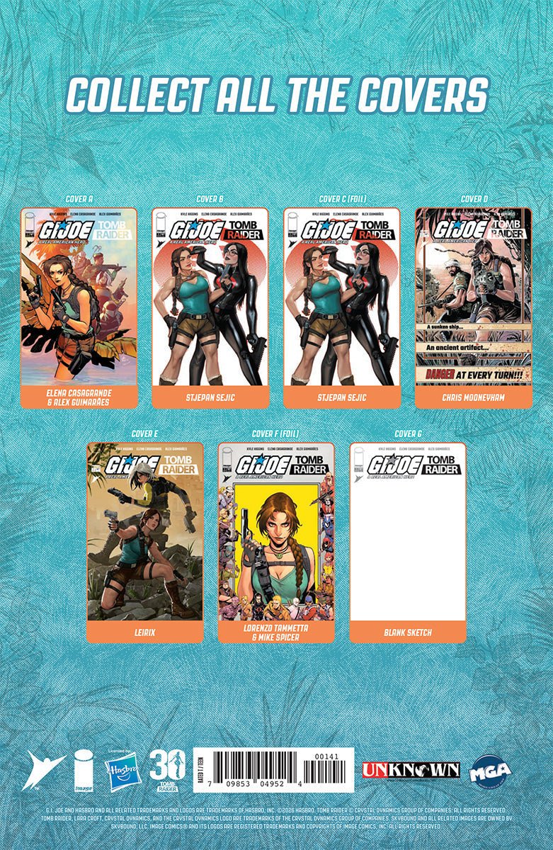 GI JOE A REAL AMERICAN HERO TOMB RAIDER #1 RANDY GREEN NYCC EXCLUSIVE VIRGIN VAR (10/28/2026) - FURYCOMIX