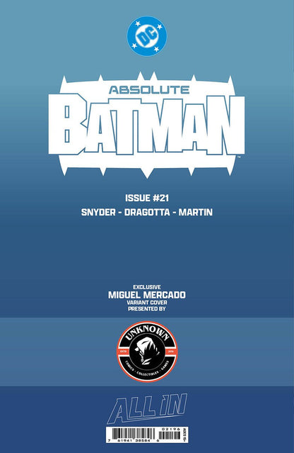 [GLOW IN THE DARK] ABSOLUTE BATMAN 21 MIGUEL MERCADO EXCLUSIVE VAR (06/17/2026) - FURYCOMIX