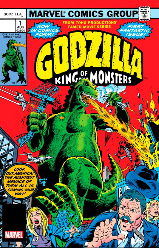 Godzilla #1 C Facsimile Ed Foil Variant - FURYCOMIX
