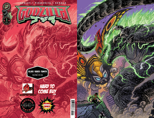 Godzilla Kai - Sei Era 1 - Cover by Matt Frank Black Saber Comics Exclusive - FURYCOMIX