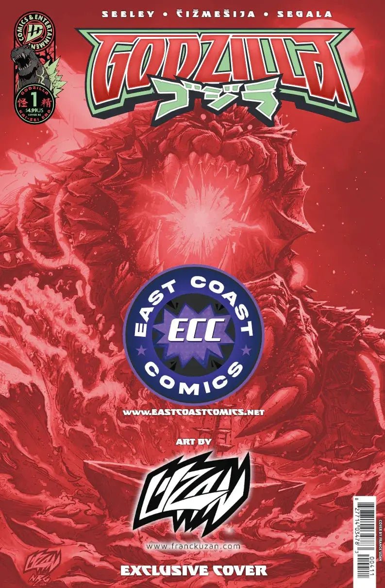 Godzilla [Kai - Sei Era] 1 - ECC Exclusive Franck Uzan Japanese Variant - FURYCOMIX