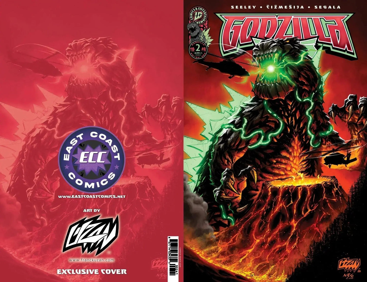 Godzilla [Kai - Sei Era] 2 - ECC Exclusive Franck Uzan Variant - FURYCOMIX