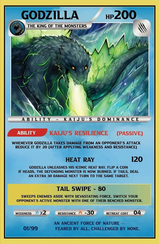 Godzilla [Kai - Sei Era] 3 - ECC Exclusive Sukesha Ray Playing Card Set (10/8/25) - FURYCOMIX