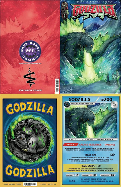 Godzilla [Kai - Sei Era] 3 - ECC Exclusive Sukesha Ray Playing Card Set (10/8/25) - FURYCOMIX