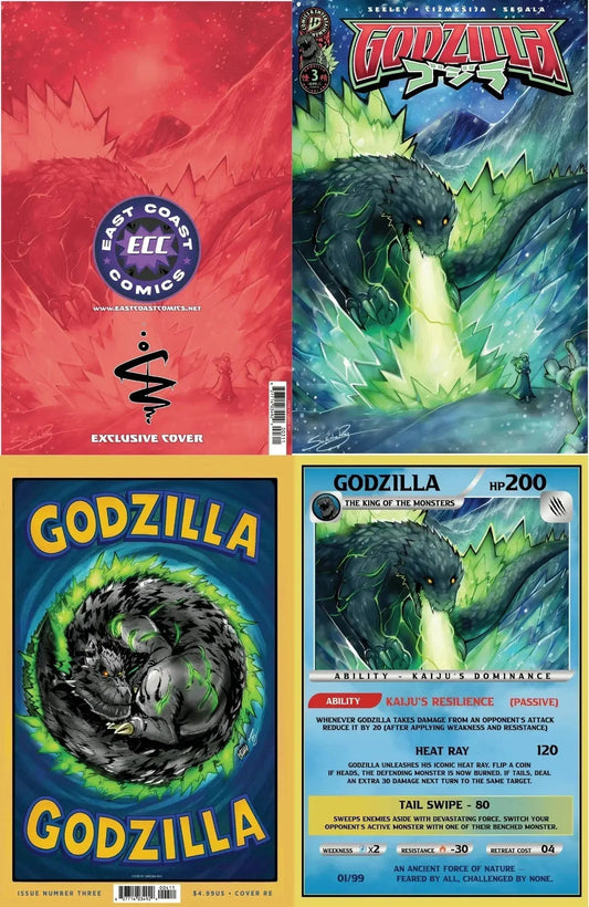 Godzilla [Kai - Sei Era] 3 - ECC Exclusive Sukesha Ray Playing Card Set (10/8/25) - FURYCOMIX