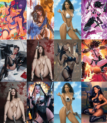 Gun Honey #1 COMPLETE SET (12 Books) MegaCon Exclusive Virgin Variants - FURYCOMIX