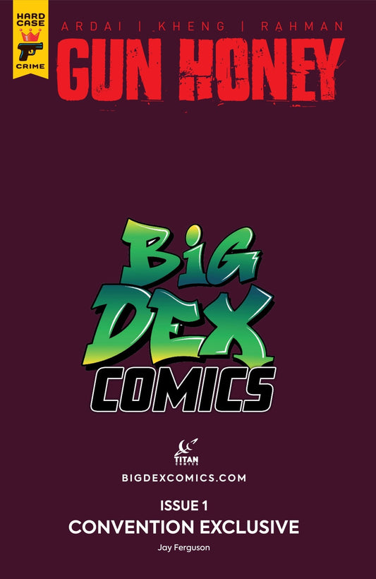 Gun Honey #1 JAY FERGUSON Big Dex MegaCon Exclusive Violet Virgin Variant - FURYCOMIX