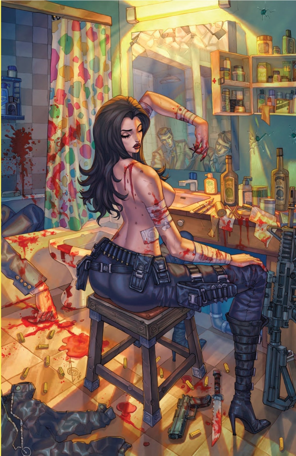 Gun Honey #2 ALAN QUAH HeroesCon Exclusive Virgin Variant - FURYCOMIX