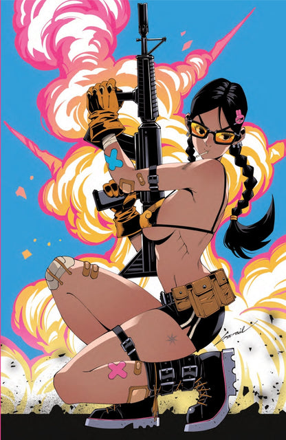 Gun Honey #2 GODTAIL HeroesCon Exclusive Virgin Variant - FURYCOMIX