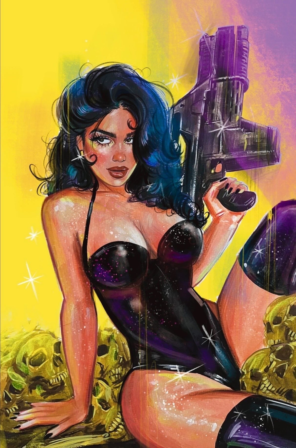 Gun Honey Doubles Down #4 SUSPIRIA Convention Exclusive Virgin Variant - FURYCOMIX