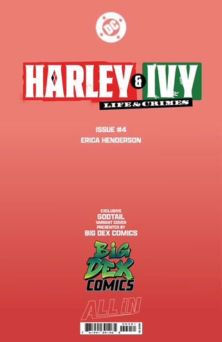 Harley & Ivy Life and Crimes #4 GODTAIL Exclusive Foil Virgin Variant - FURYCOMIX