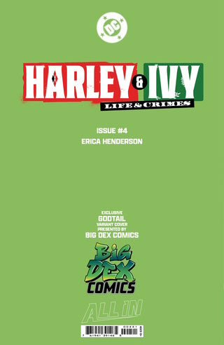 Harley & Ivy Life and Crimes #4 GODTAIL Exclusive Trade Dress - FURYCOMIX