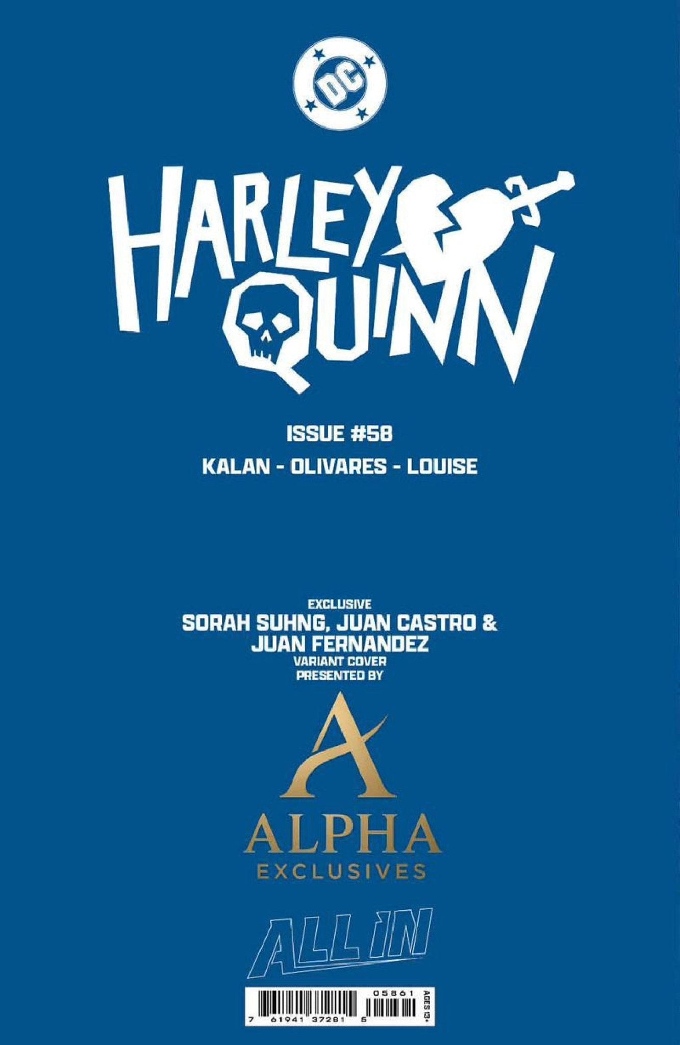 Harley Quinn 58 Sorah Suhng Exclusive Var (01/28/2026) - FURYCOMIX