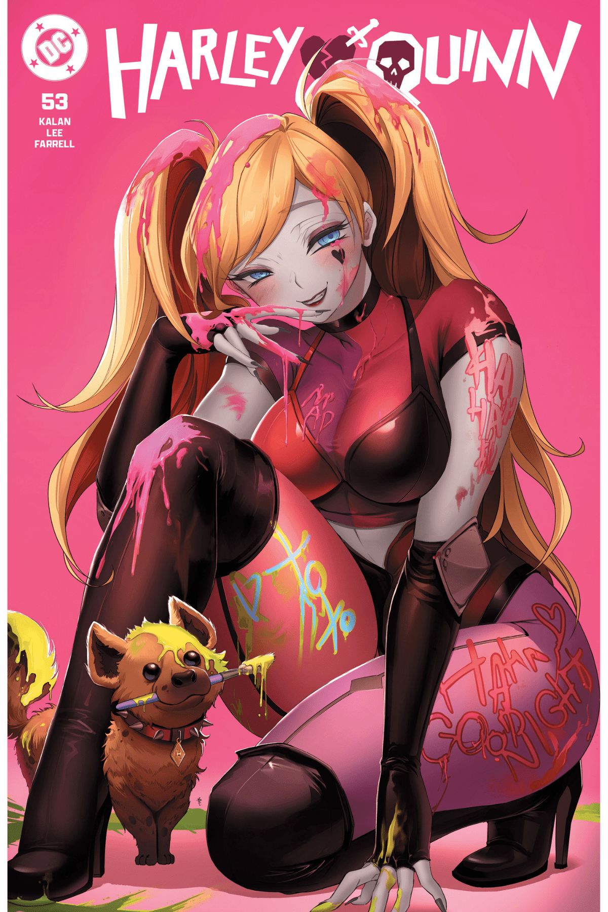 HARLEY QUINN 61 VIRGIN FOIL BUNDLE DEAL WITH HARLEY QUINN 53 CARDSTOCK - FURYCOMIX