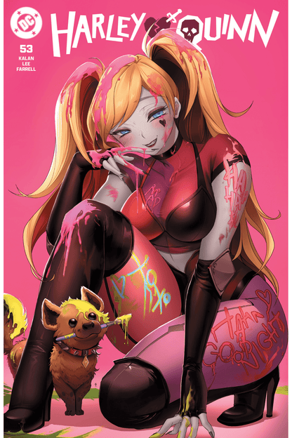 HARLEY QUINN 61 VIRGIN FOIL BUNDLE DEAL WITH HARLEY QUINN 53 CARDSTOCK - FURYCOMIX