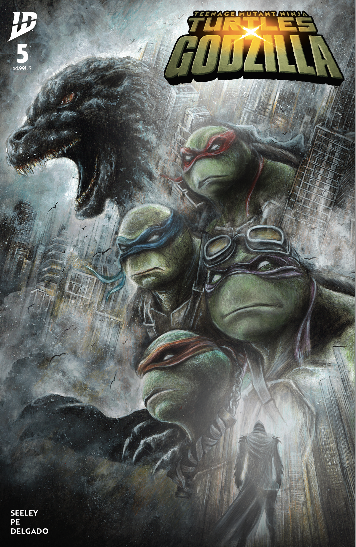 Teenage Mutant Ninja Turltes x Godzilla #5 Wil Shrike