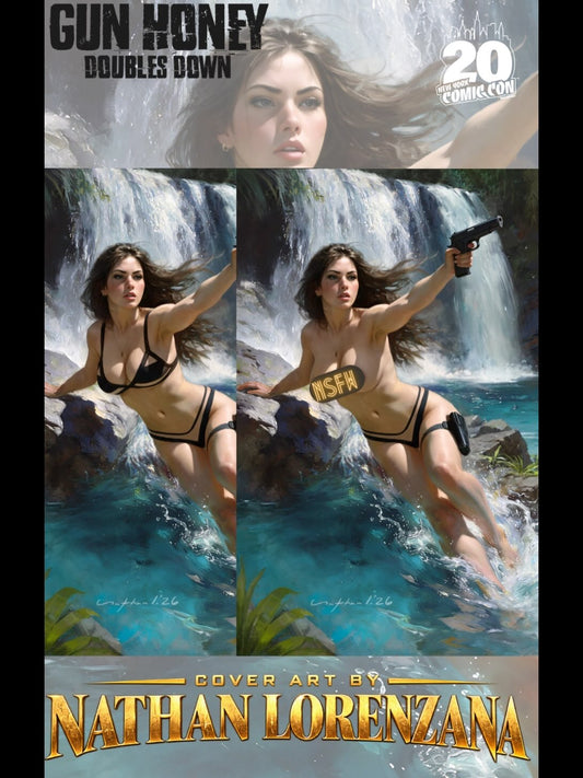 GUN HONEY DOUBLE DOWN # 4 NATHAN LORENZANA NYCC EXCLUSIVE SET