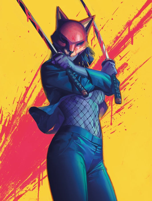 FOX MASK KILLER # 1 BEN HARVEY FOIL NYCC EXCLUSIVE