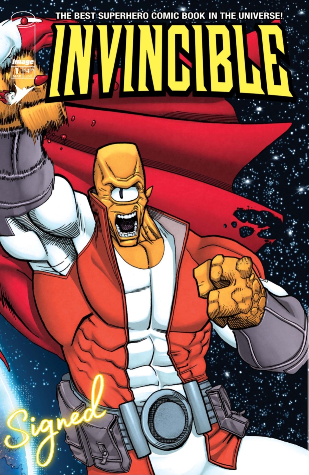 Invincible 1 Reprint Chris Johnson Wraparound Variant Exclusive - FURYCOMIX