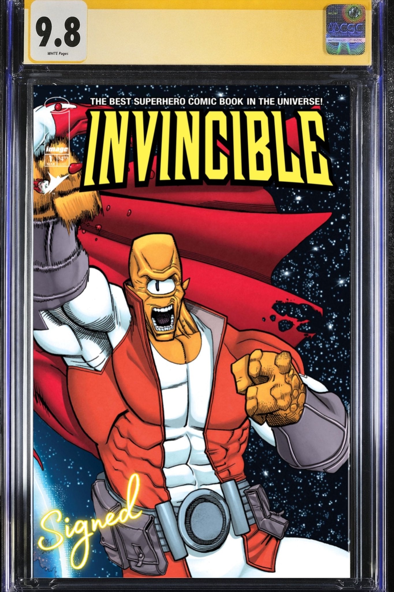 Invincible 1 Reprint Chris Johnson Wraparound Variant Exclusive - FURYCOMIX