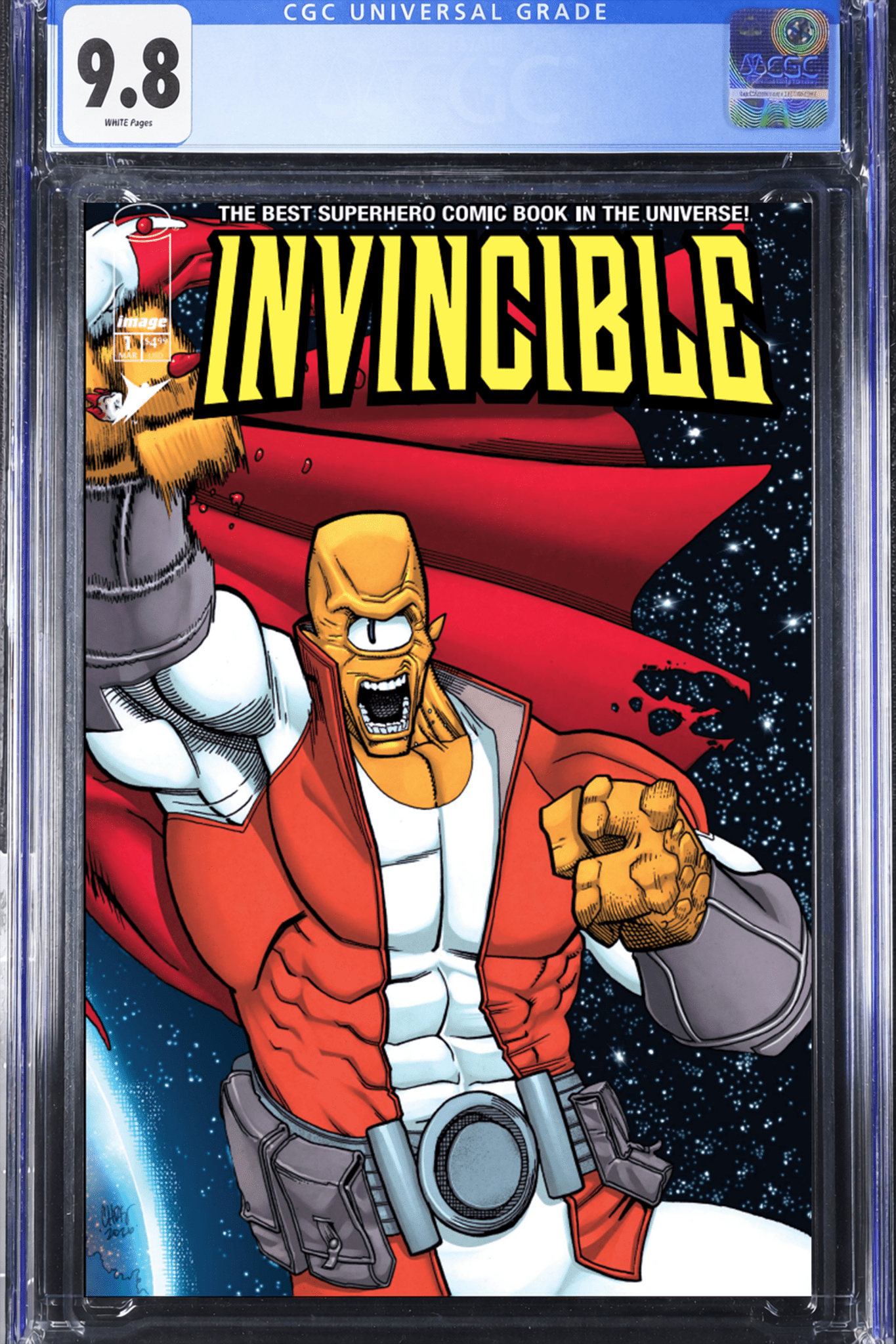 Invincible 1 Reprint Chris Johnson Wraparound Variant Exclusive - FURYCOMIX