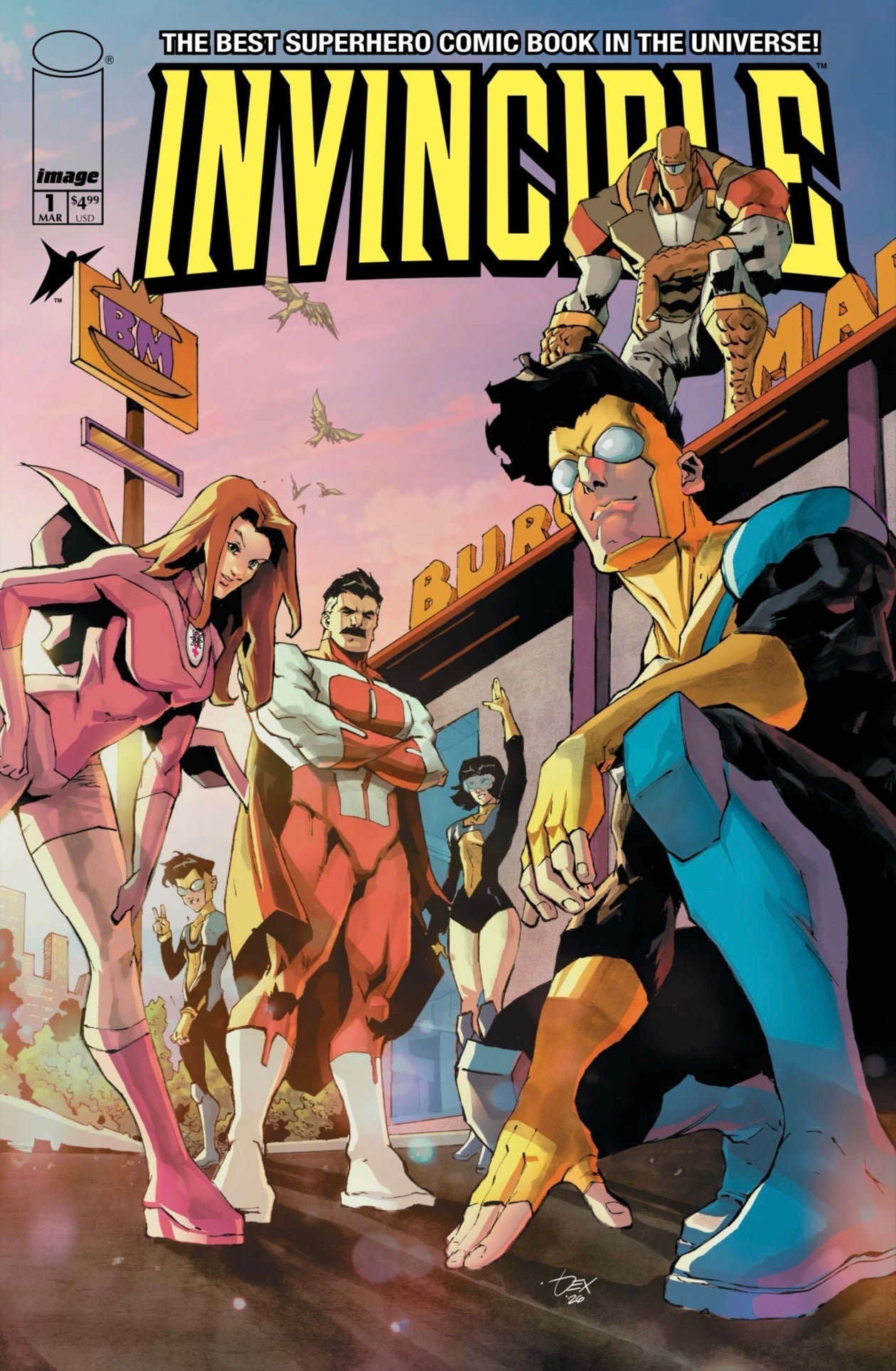 Invincible 1 Reprint Dexter Soy Variant WonderCon Exclusive - FURYCOMIX
