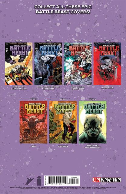 INVINCIBLE UNIVERSE BATTLE BEAST 9 CREEES EXCLUSIVE VIRGIN HEROES CON VAR (05/20/2026) - FURYCOMIX