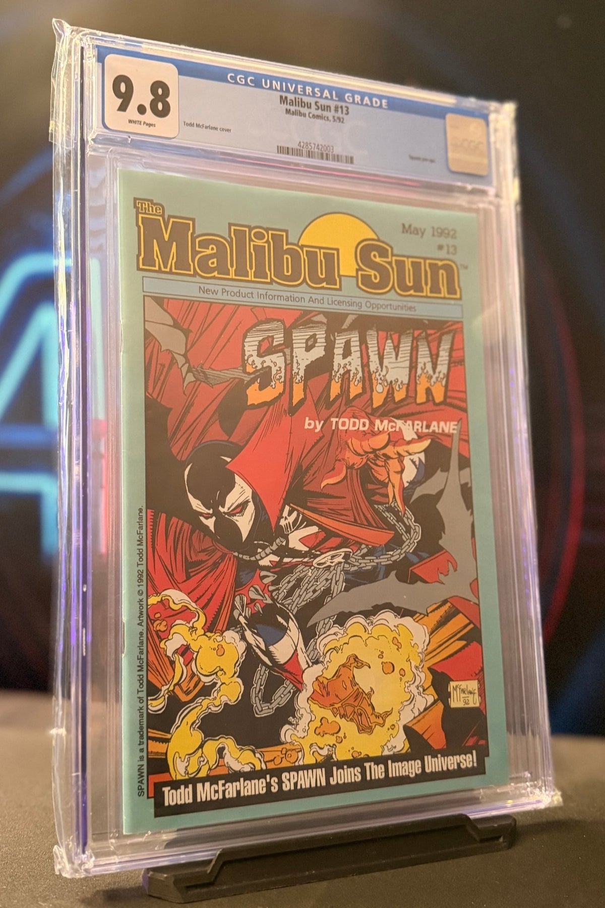 Malibu Sun 13 5/92 1st Appearance of Spawn - FURYCOMIX
