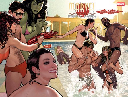 MARVEL SWIMSUIT SPECIAL: FRIENDS, FOES & RIVALS #1 ADAM HUGHES - FURYCOMIX