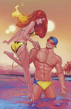 MARVEL SWIMSUIT SPECIAL: FRIENDS, FOES & RIVALS 1 RUSSELL DAUTERMAN VIRGIN VARIANT 1:50 - FURYCOMIX