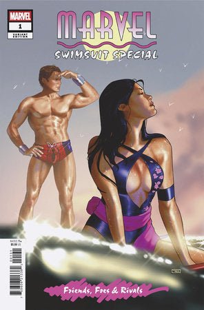 MARVEL SWIMSUIT SPECIAL: FRIENDS, FOES & RIVALS 1 TAURIN CLARKE VARIANT - FURYCOMIX