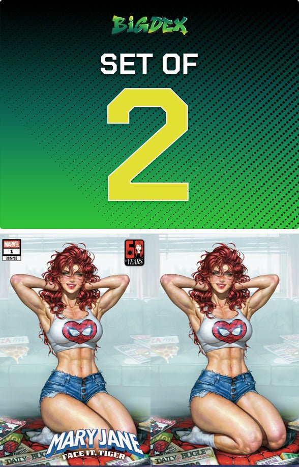 Mary Jane: Face It, Tiger #1 KYUYONG EOM Big Dex Exclusive Trade/Virgin Set (2 Books) - FURYCOMIX