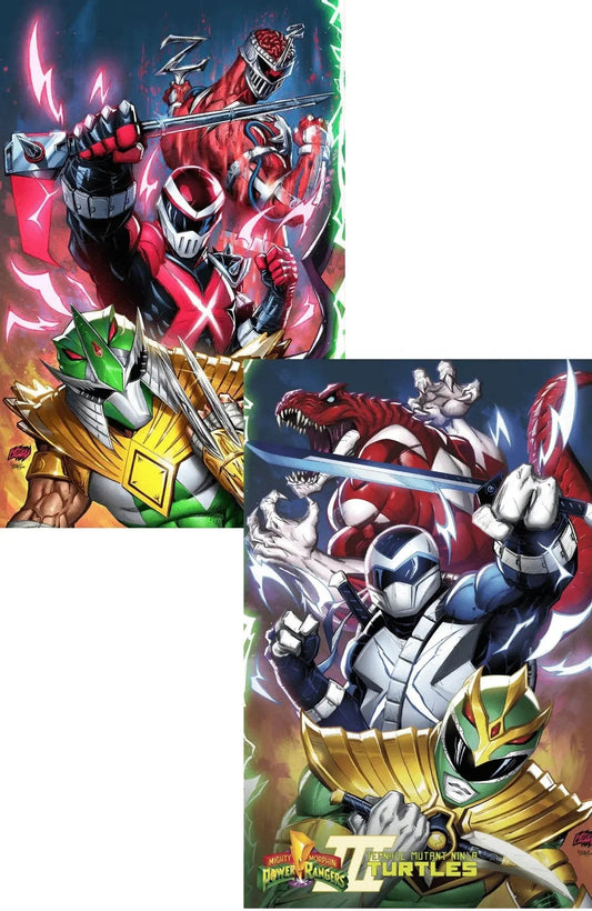 MMPR TMNT III 1 & 2 Connecting Set - ECC Franck Uzan Exclusive - FURYCOMIX