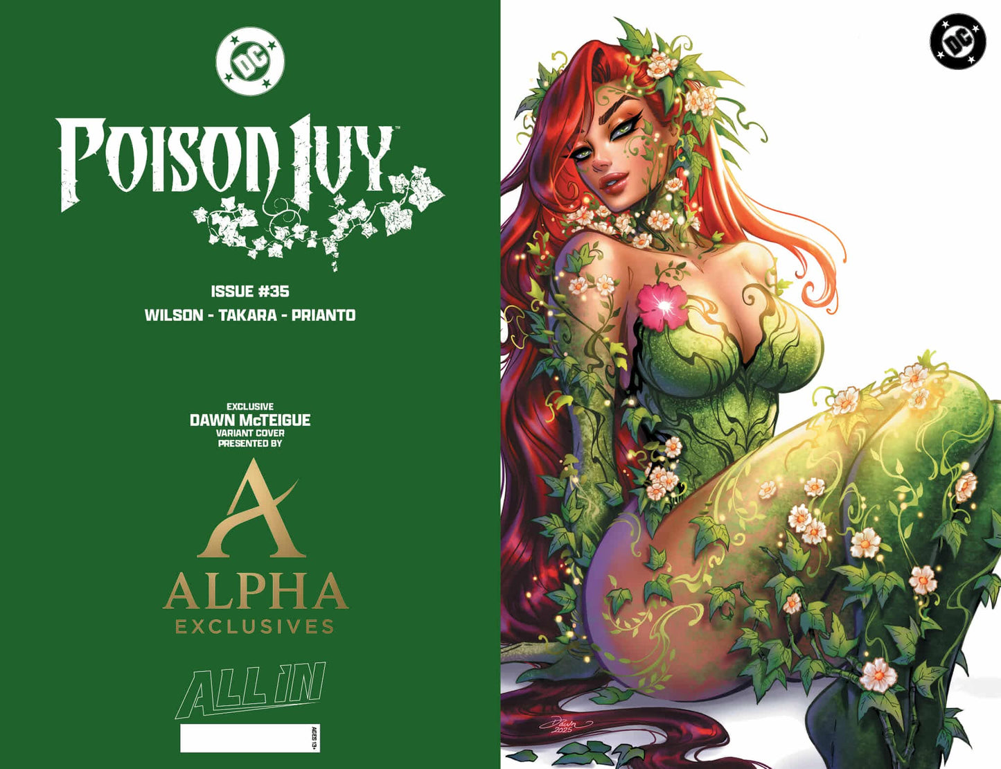 POISON IVY 35 Black Saber Comics Dawn McTeigue Toronto FanExpo 2025 Exclusive - FURYCOMIX