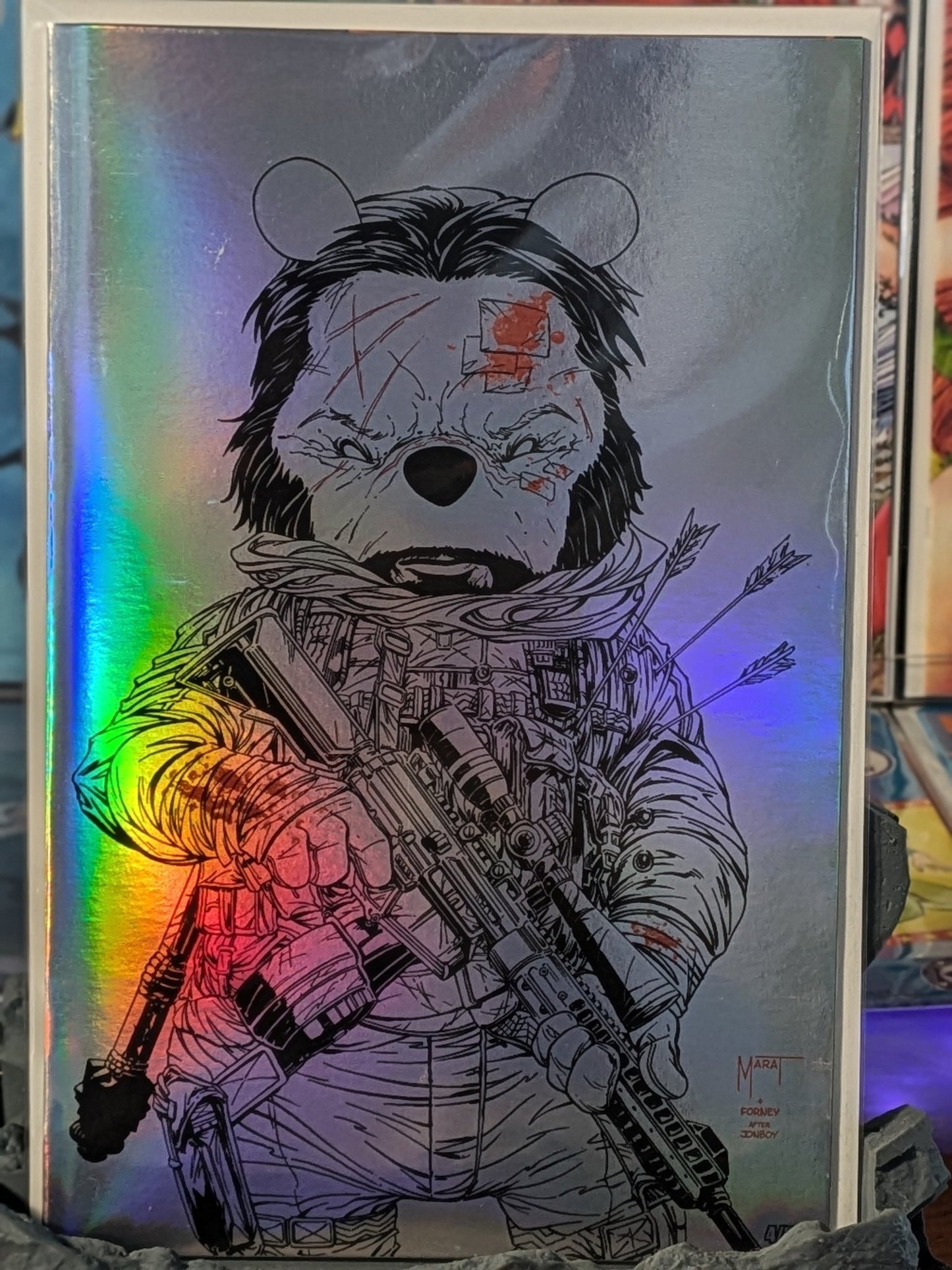 Poohzrkr Black, White and Red 1 SDCC24 TenFwd Comics Exclusive - FURYCOMIX
