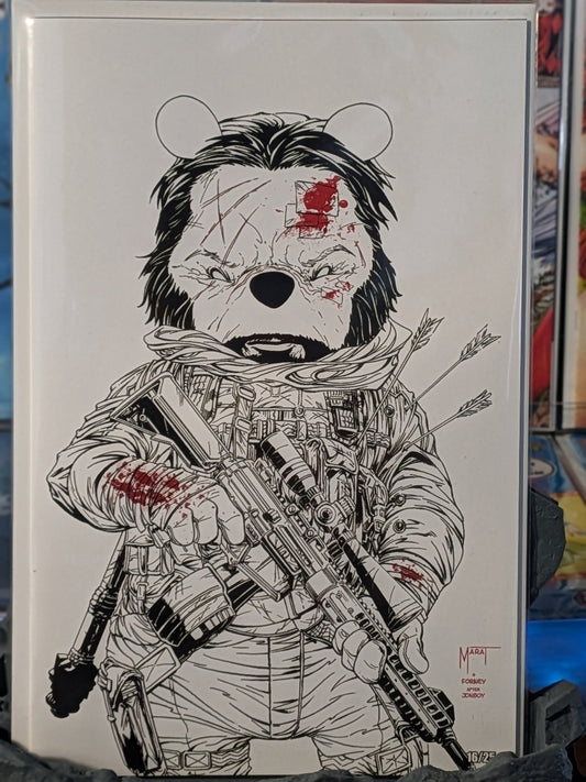 Poohzrkr Black, White and Red 1 SDCC24 TenFwd Comics Exclusive - FURYCOMIX