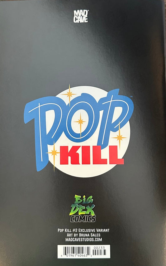 Pop Kill #2 JOSH BURNS NYCC Exclusive Virgin Cover B - FURYCOMIX