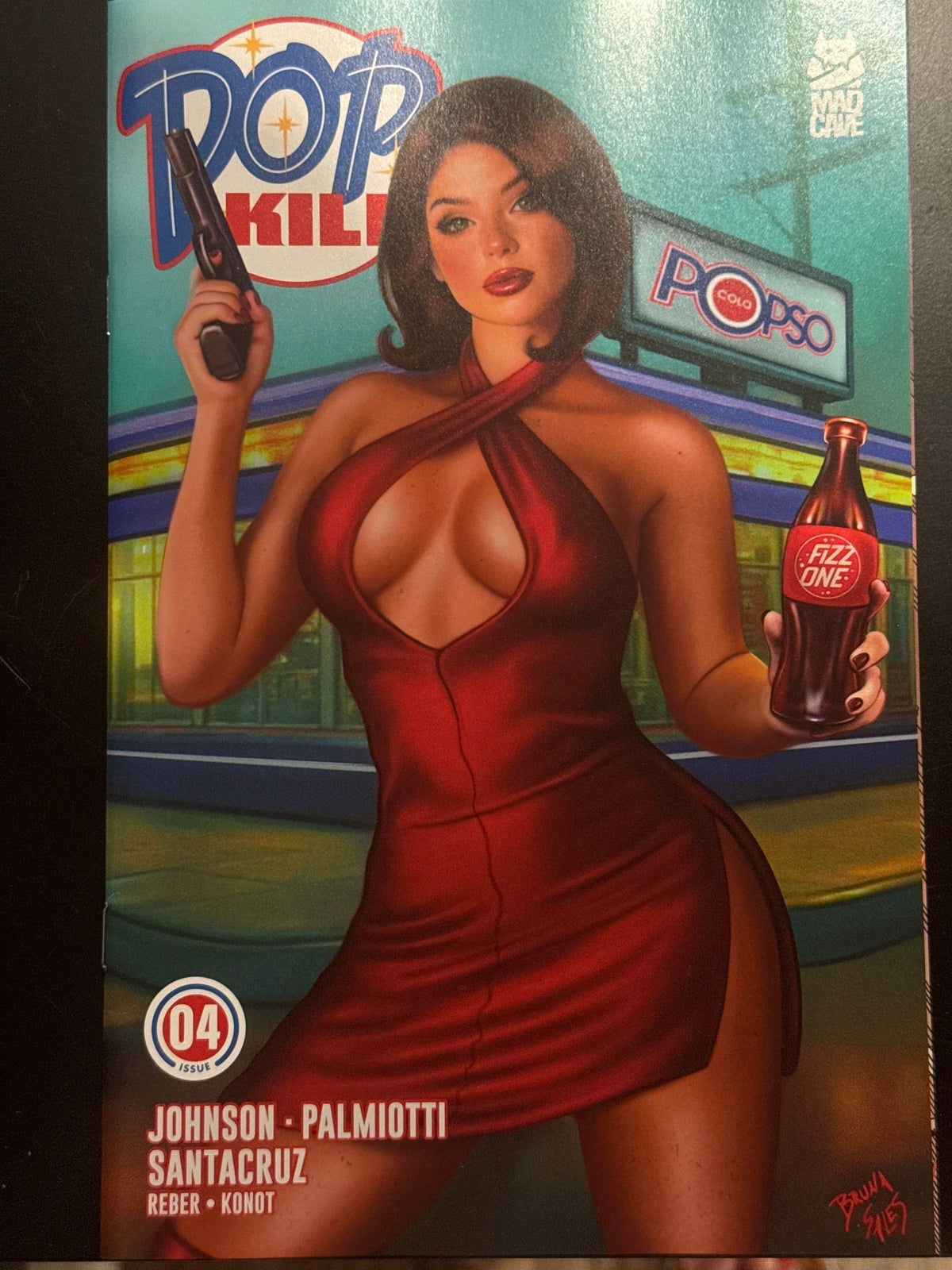 Pop Kill #4 BRUNA SALES HeroesCon Exclusive Trade Dress - FURYCOMIX