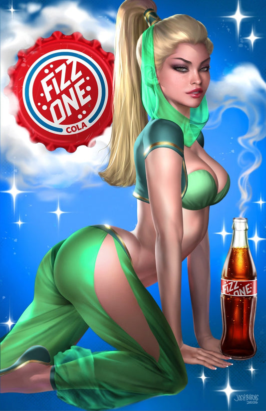 Pop Kill #4 JOSH BURNS HeroesCon Exclusive Emerald Virgin Variant - FURYCOMIX